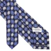 CRAVATTA IN SETA BLU SCURO Collezione archivio anno 1974