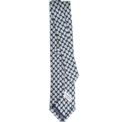 CRAVATTA IN SETA BLU SCURO Collezione archivio anno 1938