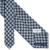 CRAVATTA IN SETA BLU SCURO Collezione archivio anno 1938