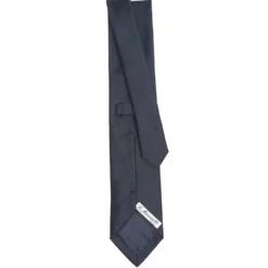 CRAVATTA IN SETA JACQUARD BLU Con cornetto sottonodo