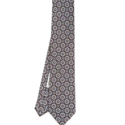 CRAVATTA IN SETA MARRONE SCURO Collezione archivio anno 1985