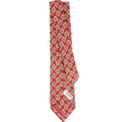 CRAVATTA IN SETA ROSSA Collezione archivio anno 1930