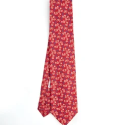 CRAVATTA IN SETA ROSSA Collezione archivio anno 1977