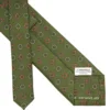 CRAVATTA IN SETA VERDE OLIVA Collezione archivio anno 1951