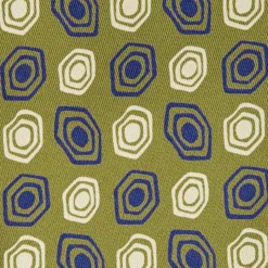 CRAVATTA IN SETA VERDE OLIVA Collezione archivio anno 1974