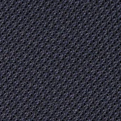 CRAVATTA SARTORIALE BLU SCURO In garza di seta
