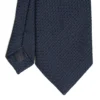 CRAVATTA SARTORIALE BLU SCURO In garza di seta