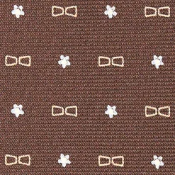 CRAVATTA SARTORIALE CLASSICA IN SETA MARRONE SCURO E.marinella x borsalino