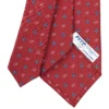 CRAVATTA SARTORIALE CLASSICA IN SETA BORDEAUX E.marinella x fitp