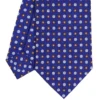 CRAVATTA SARTORIALE CLASSICA IN SETA BLUETTE Microfantasia fiore