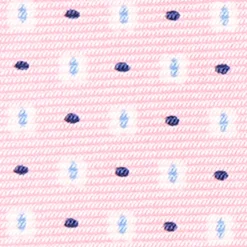 CRAVATTA SARTORIALE CLASSICA IN SETA ROSA Microfantasia fiore