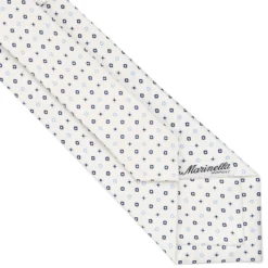 CRAVATTA SARTORIALE CLASSICA IN SETA BIANCA Microfantasia fiore