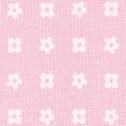CRAVATTA SARTORIALE CLASSICA IN SETA ROSA Microfantasia fiore