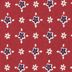 CRAVATTA SARTORIALE CLASSICA IN SETA BORDEAUX Macrofantasia fiore