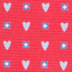 CRAVATTA SARTORIALE CLASSICA IN SETA ROSSA Collezione san valentino