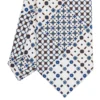 CRAVATTA SARTORIALE CLASSICA IN SETA BIANCA Patchwork