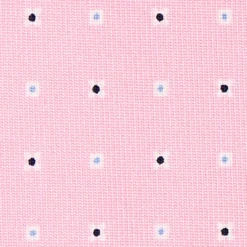 CRAVATTA SARTORIALE CLASSICA IN SETA ROSA Microfantasia fiore