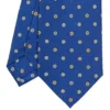 CRAVATTA SARTORIALE CLASSICA IN SETA BLUETTE Microfantasia fiore