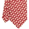 CRAVATTA SARTORIALE EXTRA LONG IN SETA BORDEAUX Collezione heritage