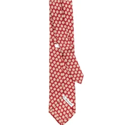 CRAVATTA SARTORIALE EXTRA LONG IN SETA BORDEAUX Collezione heritage