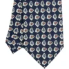 CRAVATTA SARTORIALE EXTRA LONG IN SETA BLU SCURO Collezione heritage