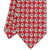 CRAVATTA SARTORIALE EXTRA LONG IN SETA BORDEAUX Collezione heritage