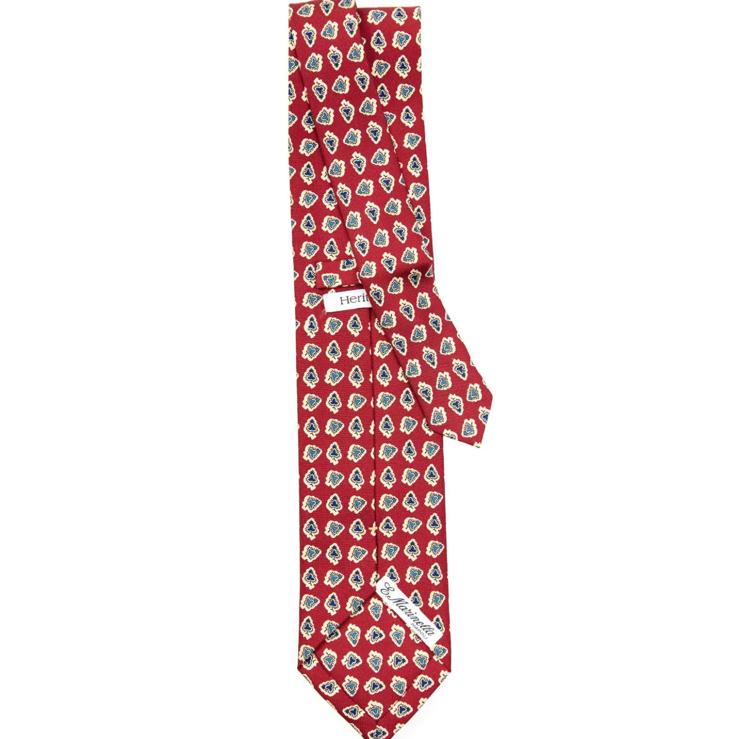 CRAVATTA SARTORIALE EXTRA LONG IN SETA BORDEAUX Collezione heritage
