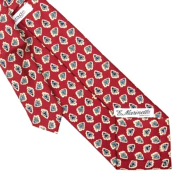 CRAVATTA SARTORIALE EXTRA LONG IN SETA BORDEAUX Collezione heritage