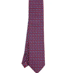 CRAVATTA SARTORIALE EXTRA LONG IN SETA BORDEAUX Collezione heritage