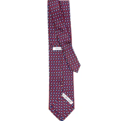 CRAVATTA SARTORIALE EXTRA LONG IN SETA BORDEAUX Collezione heritage
