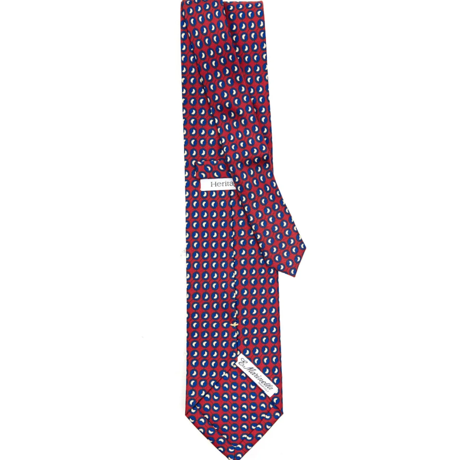 CRAVATTA SARTORIALE EXTRA LONG IN SETA BORDEAUX Collezione heritage