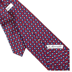 CRAVATTA SARTORIALE EXTRA LONG IN SETA BORDEAUX Collezione heritage
