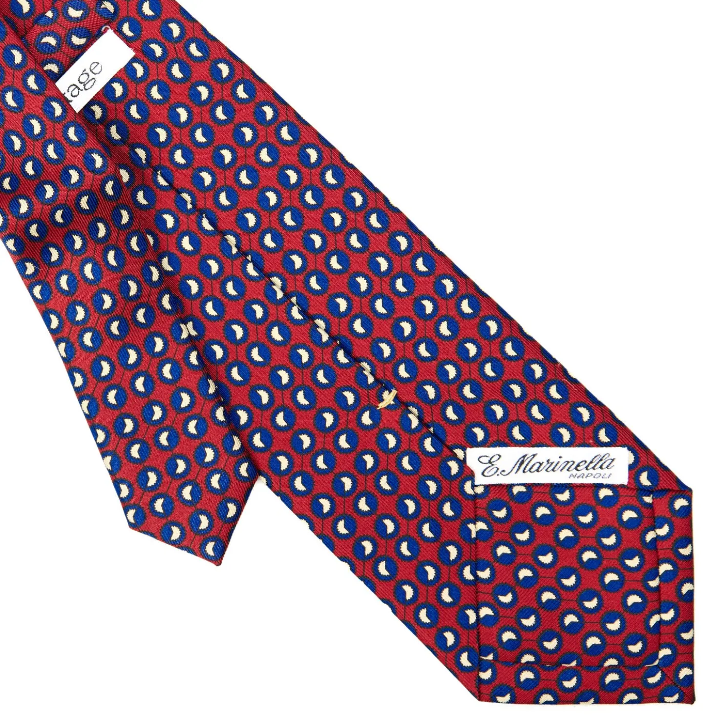 CRAVATTA SARTORIALE EXTRA LONG IN SETA BORDEAUX Collezione heritage