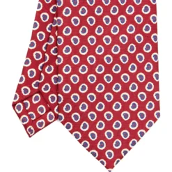 CRAVATTA SARTORIALE EXTRA LONG IN SETA BORDEAUX Collezione heritage