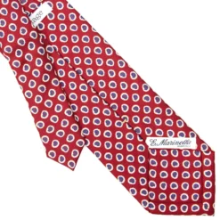 CRAVATTA SARTORIALE EXTRA LONG IN SETA BORDEAUX Collezione heritage