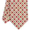 CRAVATTA SARTORIALE EXTRA LONG IN SETA BORDEAUX Collezione heritage