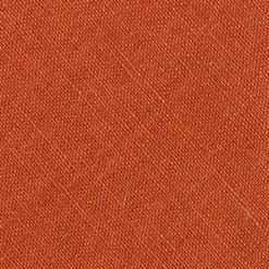 CRAVATTA SARTORIALE IN LINO E COTONE ARANCIONE Tiunta unita