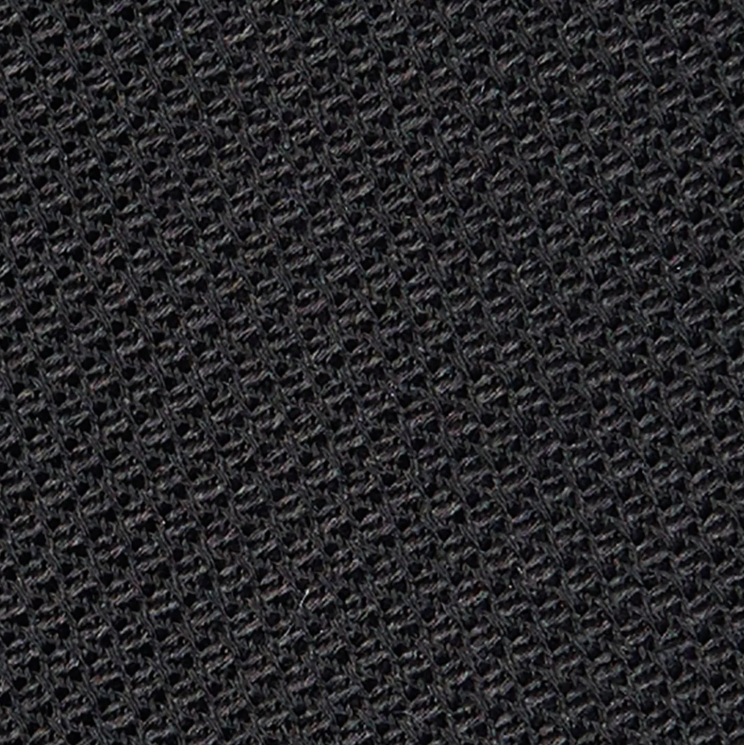 CRAVATTA SARTORIALE NERO In garza di seta
