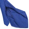 CRAVATTA SARTORIALE 5 PIEGHE IN SETA BLUETTE Microfantasia fiore