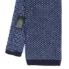 CRAVATTA TRICOT IN CASHMERE BLU SCURO Tinta unita