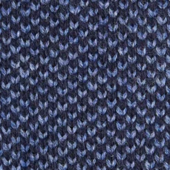 CRAVATTA TRICOT IN CASHMERE BLU SCURO Tinta unita