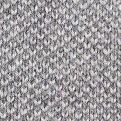 CRAVATTA TRICOT IN CASHMERE GRIGIO CHIARO Tinta unita