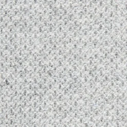 CRAVATTA TRICOT IN CASHMERE GRIGIO CHIARO Tinta unita