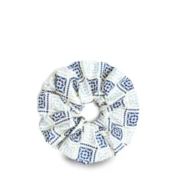 ELASTICO PER CAPELLI IN SETA BIANCO Fantasia archivio