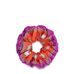 ELASTICO PER CAPELLI IN SETA FUCSIA Lucky elephant