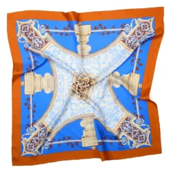 FOULARD IN SETA 90 ARANCIONE Divinita’