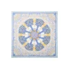 FOULARD IN SETA 90 AZZURRO Mosaico