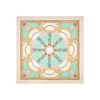 FOULARD IN SETA 90 BEIGE Il chiostro di santa chiara