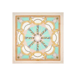 FOULARD IN SETA 90 BEIGE Il chiostro di santa chiara