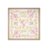 FOULARD IN SETA 90 BEIGE La rosa canina
